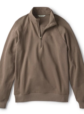 Orvis男士卫衣套头衫Campfire半拉链T恤户外休闲衣秋冬季保暖美版