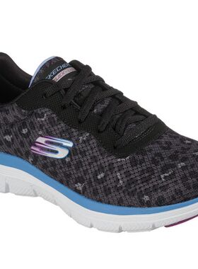 Skechers/斯凯奇运动休闲鞋豹纹轻质透气散步女鞋春秋直邮14068