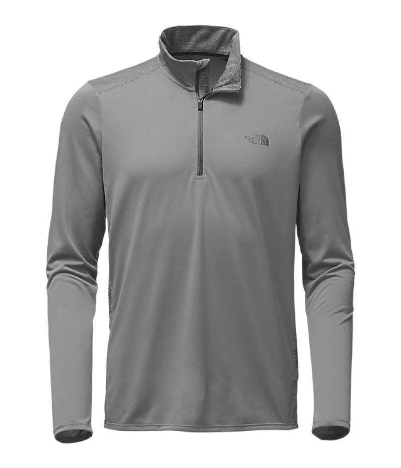 The North Face/北面男T恤长袖拉链立领透气美国直邮tnf412