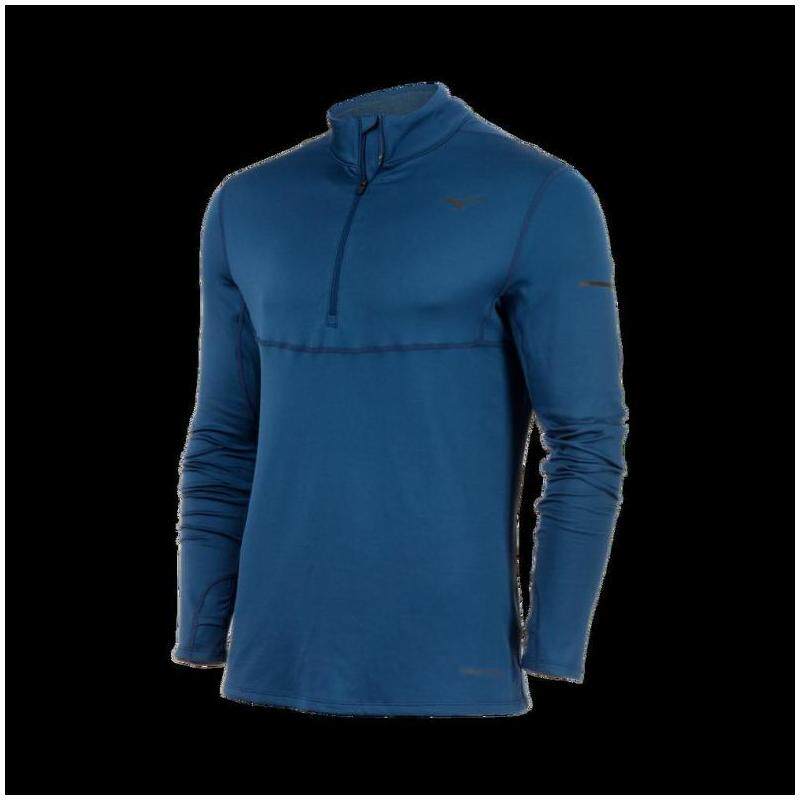 mizuno美津浓男子运动卫衣套头衫立领拉链热身晨跑显瘦正品422136