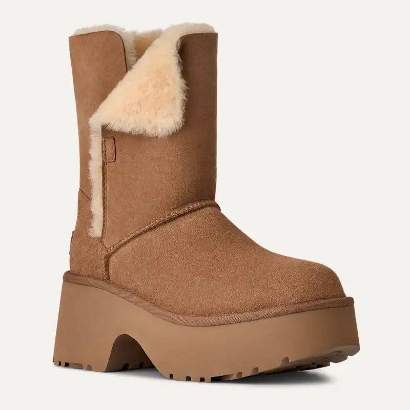 UGG女鞋棉鞋雪地靴户外大棉鞋高筒靴加厚厚底增高Esmee羊毛靴冬季