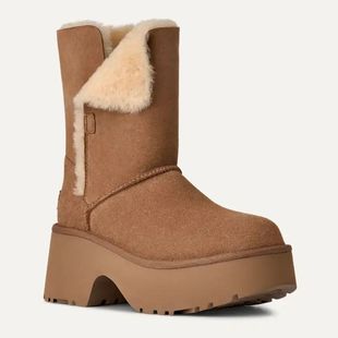 UGG女鞋棉鞋雪地靴户外大棉鞋高筒靴加厚厚底增高Esmee羊毛靴冬季