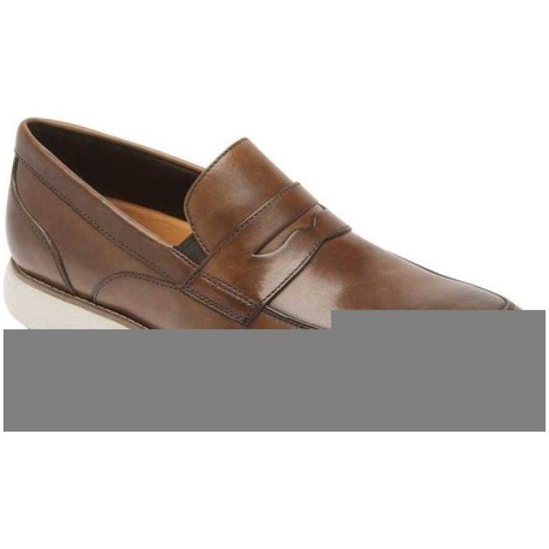 Rockport/乐步男皮鞋真皮减震软底套脚乐福鞋一脚蹬春正品897599