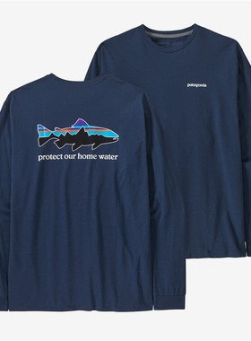 巴塔哥尼亚PATAGONIA男款长袖T恤打底衫春圆领套头轻薄美版37574