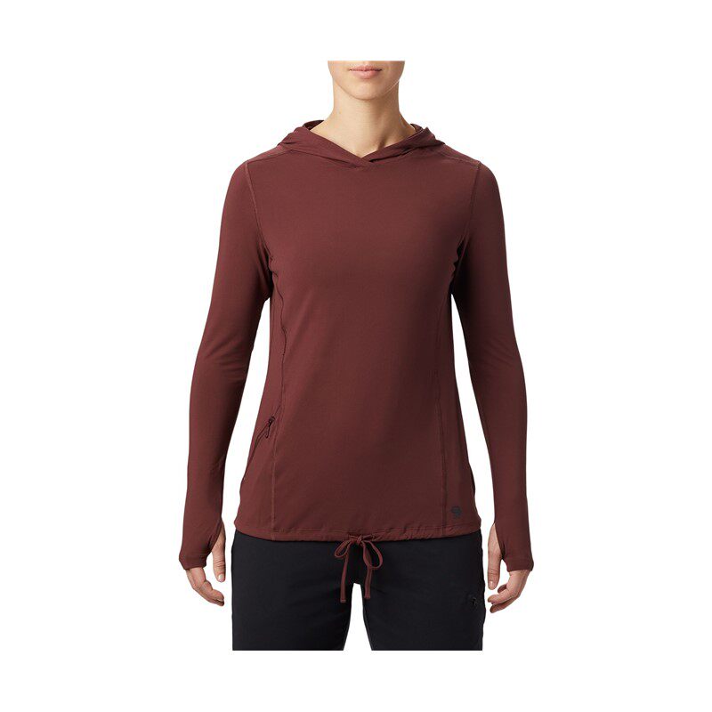 Mountain hardwear/山浩女套头衫上衣卫衣长袖T恤连帽衫防晒正品