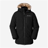 BAUER男羽绒服派克大衣冬季 保暖毛领防水正品 i88 EDDIE 792 0734