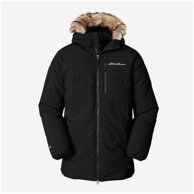 EDDIE BAUER男羽绒服派克大衣冬季保暖毛领防水正品i88 792 0734