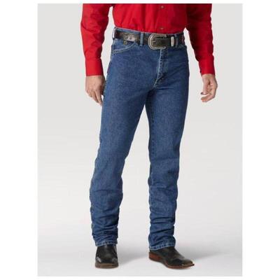 Wrangler/威格男士牛仔裤常规款深色长裤中腰休闲舒适正品936GS