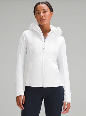 Lululemon露露乐蒙女子外套夹克衫棉服连帽瑜伽服修身春秋LW4BT6S