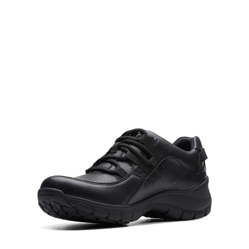 clarks其乐女鞋运动鞋平底鞋圆头休闲鞋春秋防水减震舒适9798979