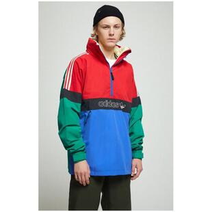 P174S 百搭正品 Adidas 阿迪达斯男卫衣套头立领半拉链撞色时尚