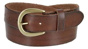 durabelt男女腰带皮带棕色纯色针扣简约百搭38mm宽正品 410