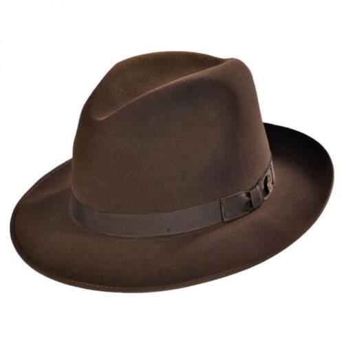 stetson纯色舒适透气宽檐男帽