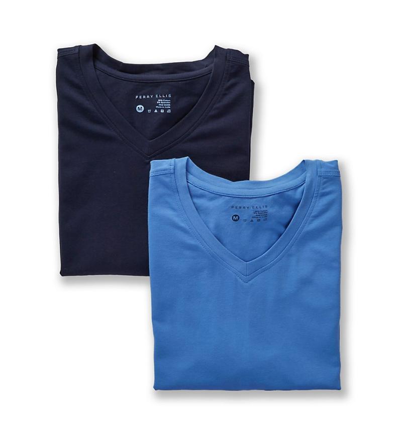 Perry Ellis ÄÐ×°¶ÌÐäTÐôVÁì´¿É«ÊæÊÊÁ½¼þ×°ÃÀ¹úÖ±ÓÊPE01-210002