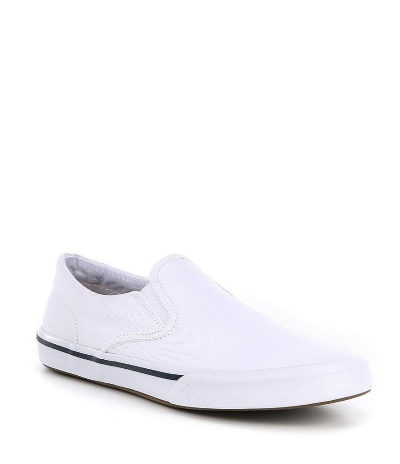 sperry低帮套脚帆布鞋