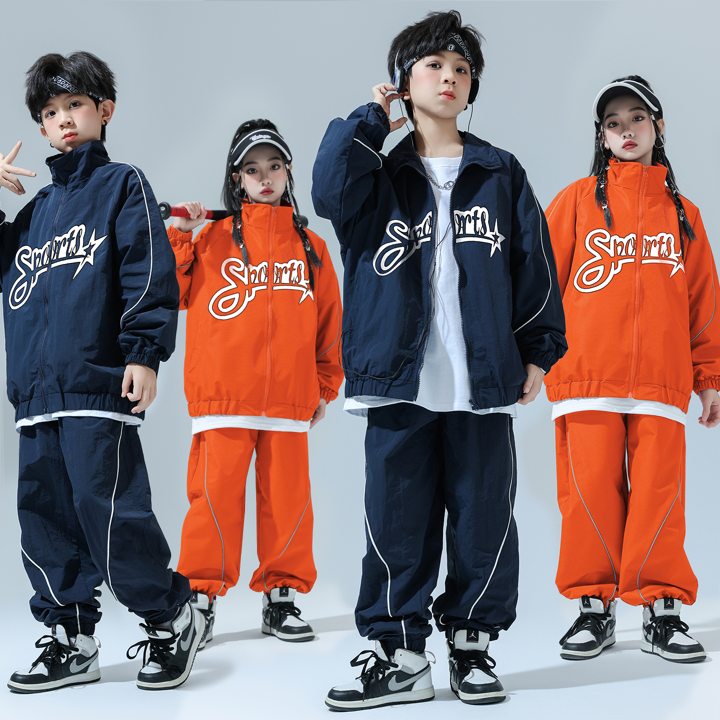 儿童街舞嘻哈潮服套装