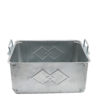 伊莱科铁皮箱子铁箱铁盒子长方形周转箱储物箱铁框收纳箱加厚大号