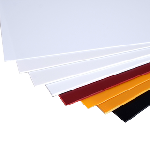胶板白色abs板建筑模型diy手工塑料板硬板材黑色彩色塑料片胶合板