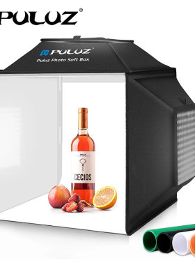 40cm小型摄影棚LED折叠产品拍照灯箱简易拍摄灯补光柔光箱珠宝