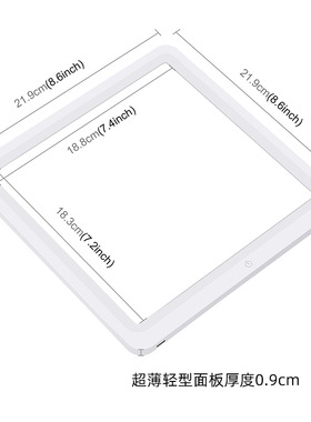 PULUZ胖牛 电商拍照20cm免抠图摄影灯 触摸无影底灯 LED摄影灯