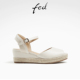 夏季 女款 新款 fed厚底罗马凉鞋 女鞋 真皮鱼嘴坡跟凉鞋 D0503 ZFA338