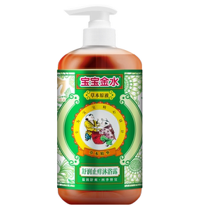 宝宝金水舒润止痒沐浴露450ml草本原液温润舒爽