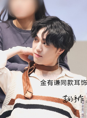 月亮长款显脸瘦钛钢耳圈