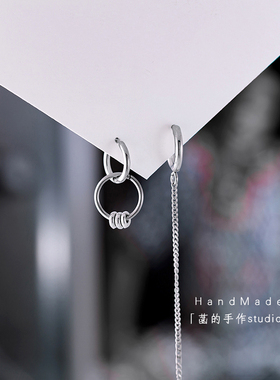 韩国男团EXO明星同款耳环流苏圆