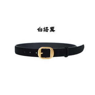 【大愿专享】yd66699简约金扣反绒皮带百搭款真皮牛皮腰带