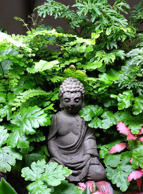 大日如来佛祖释迦摩尼雨林小摆件