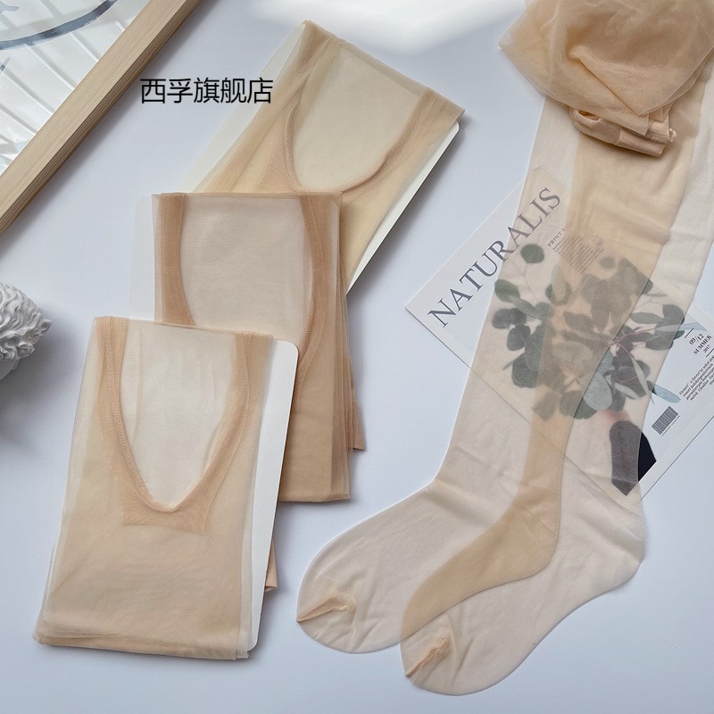 5双丝袜女超薄款透明裸感肉黑色超自然全隐形连裤袜美肤丝袜女夏