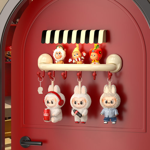 吸盘挂钩星星人拉布布门后挂架