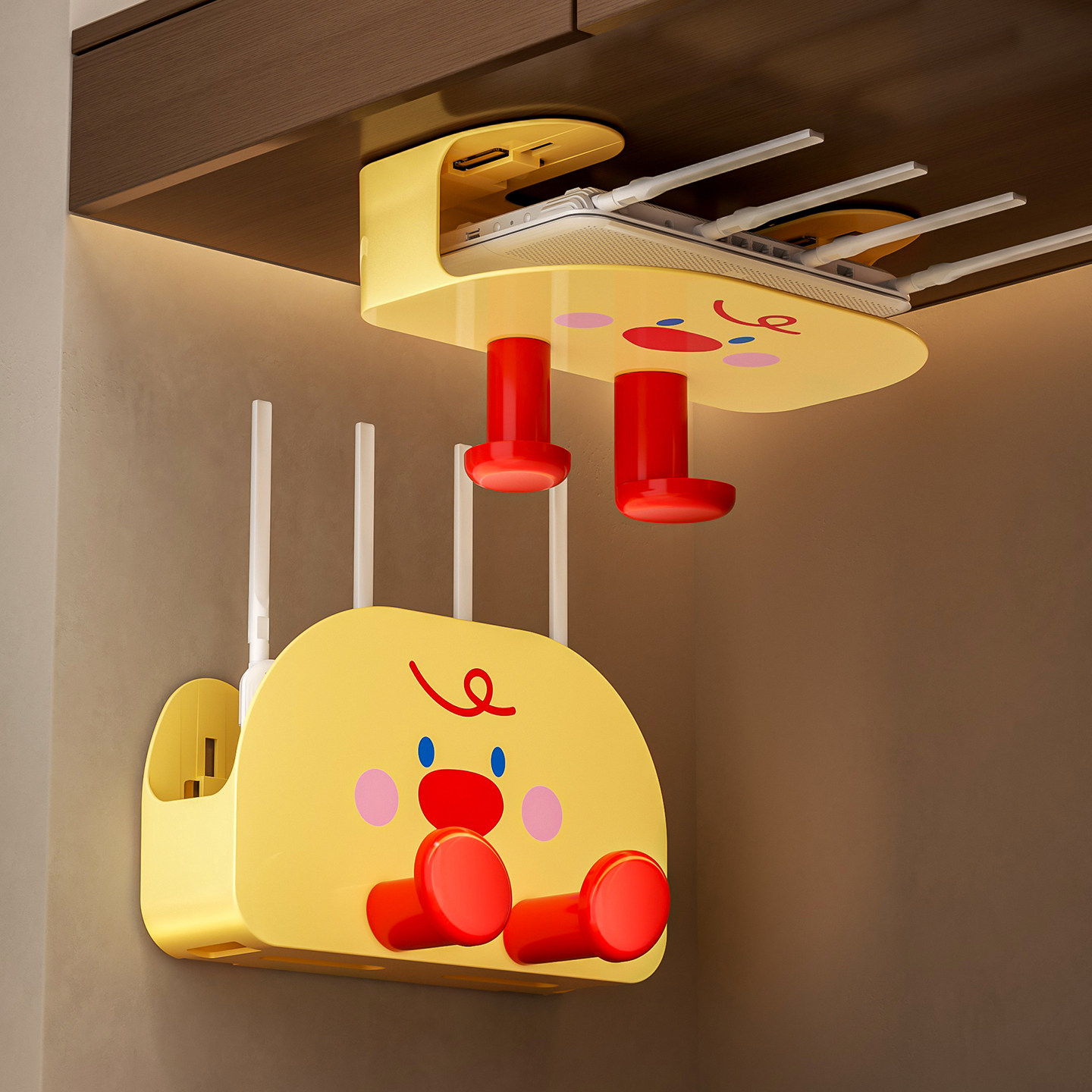 路由器放置架免打孔壁挂wifi电视机顶盒光猫置物架墙上遮丑装饰盒,收纳整理,路由器收纳盒/架,淘宝优惠券,粉丝福利购,淘宝优惠卷