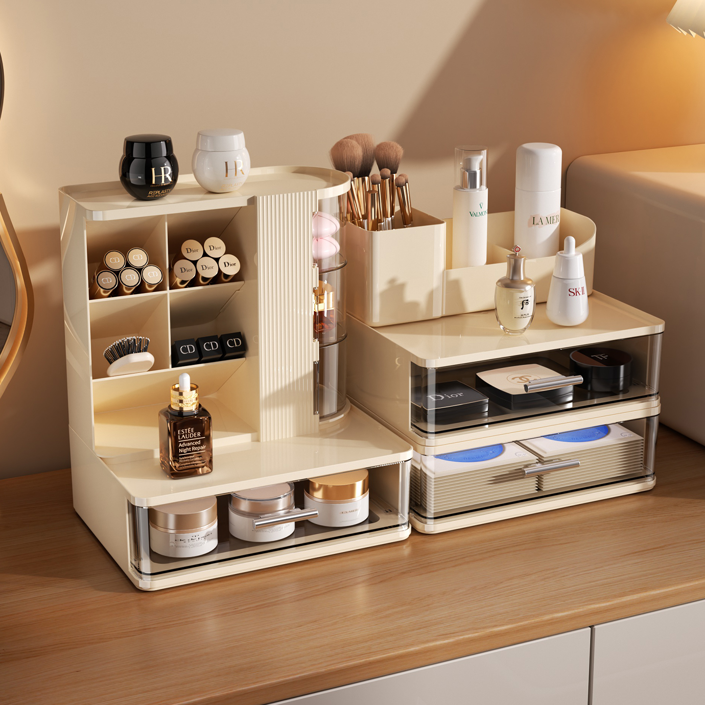 化妆品收纳盒口红护肤品置物架