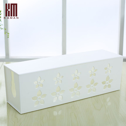 kaman大号电线收纳盒理线盒插座插板电线整理盒电脑线电源集线盒