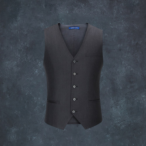 澳嘉意大利进口羊毛面料正装马甲