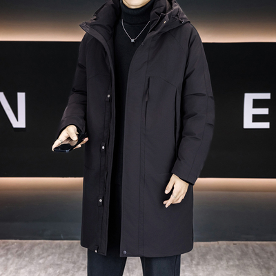 2025冬季新款男士中长款羽绒服