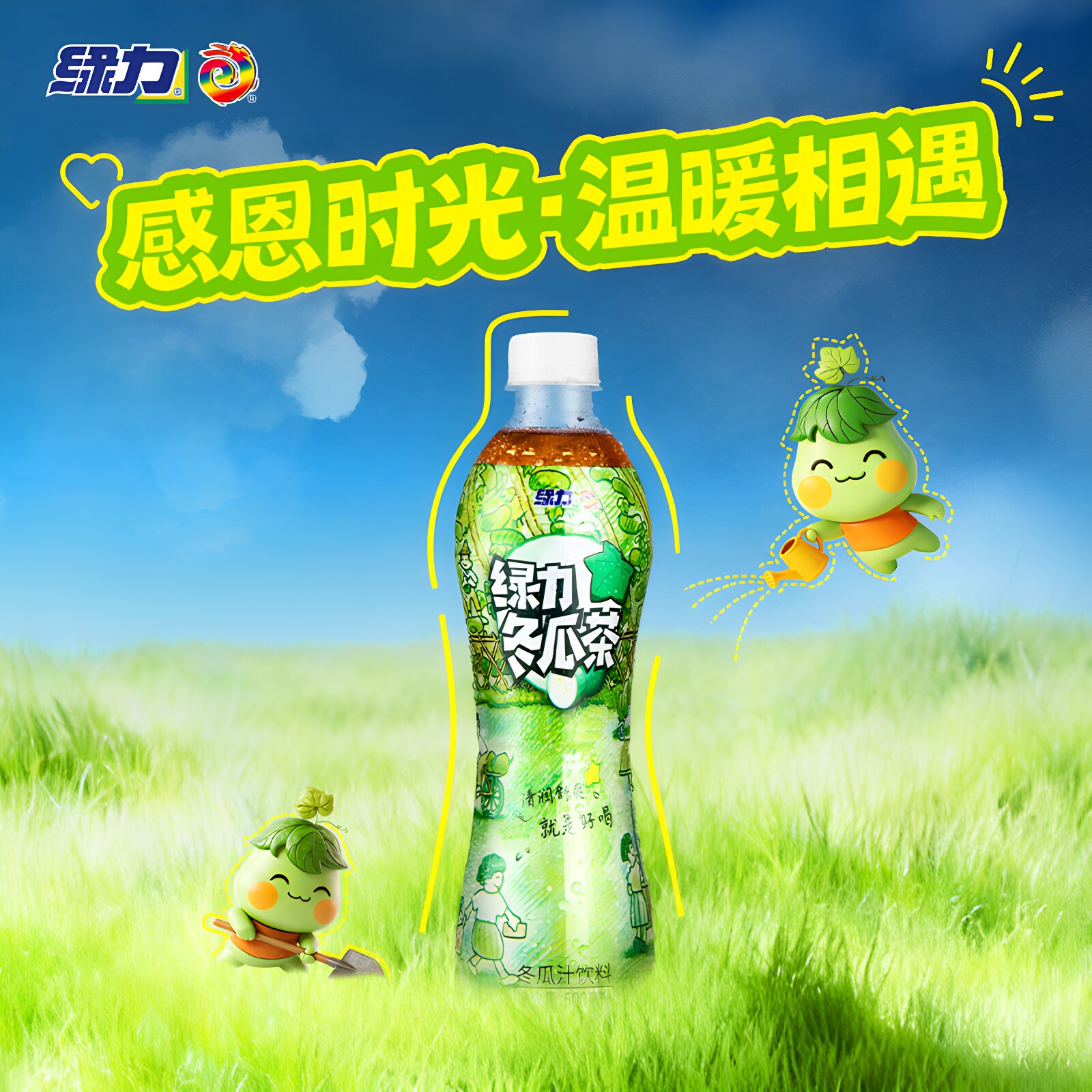 绿力冬瓜汁饮料12瓶装整装箱装
