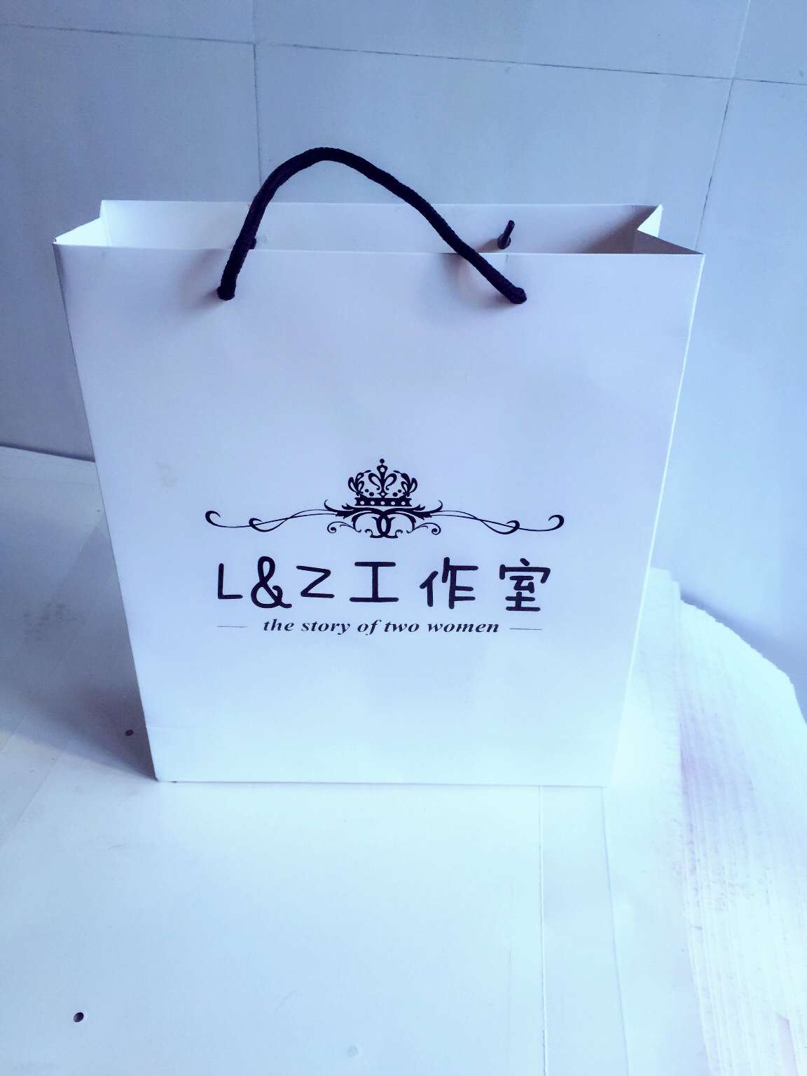 纸袋定做手提袋定制logo礼品袋订做韩版袋子服装购物袋简约免运费