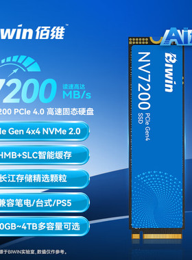 Biwin佰维  NV7200  1T   PCIe4.0 m.2固态硬盘