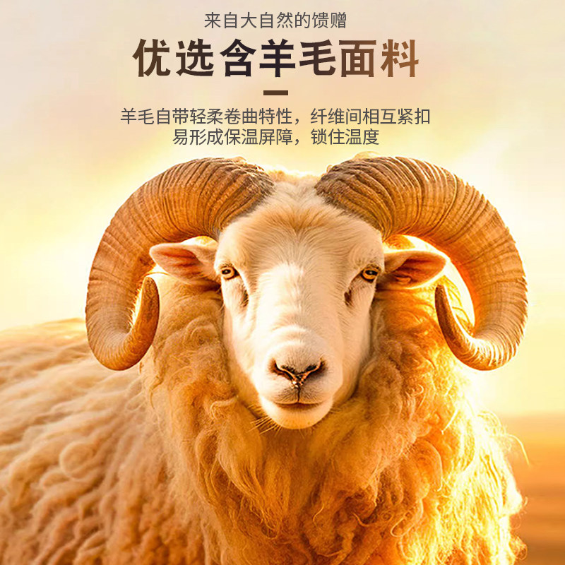 恒源祥加绒加厚休闲裤爸爸裤子男款秋冬长裤宽松直筒男裤2025新款