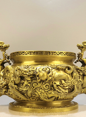 黄铜招财聚财明清古典风水家居摆