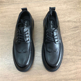 男韩版 潮流百搭男鞋 真皮青年商务正装 休闲皮鞋 男士 2020英伦风皮鞋