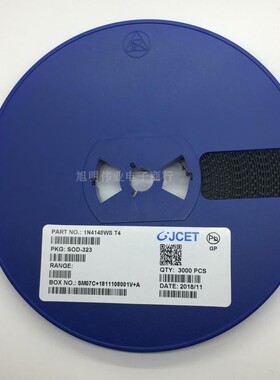 原装长电 1N4148WS 丝印T4 SOD-323 封装贴片二极管100V150mA整盘