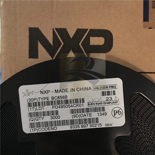 BC856B供应NXP原装三极管 印字3B 0.1A/65V PNP 封装SOT-23  100/盘