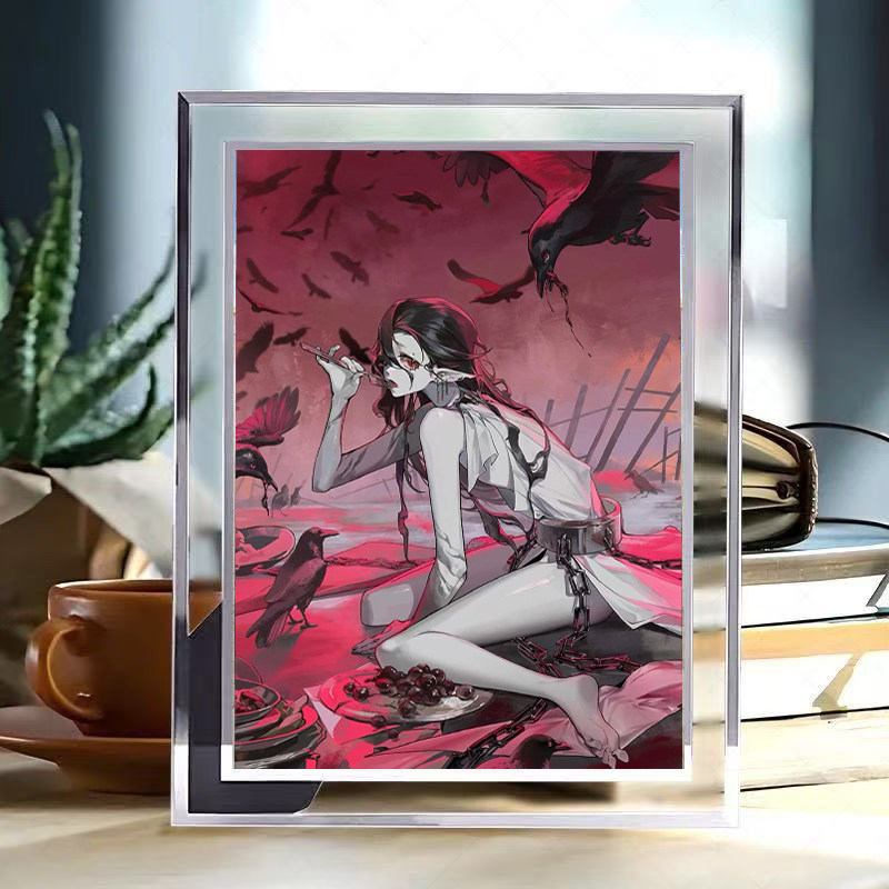 龙族卡塞尔之门游戏周边学生水晶玻璃相框摆件定制照片礼物送男生,家居饰品,相框/画框,淘宝优惠券,粉丝福利购,淘宝优惠卷