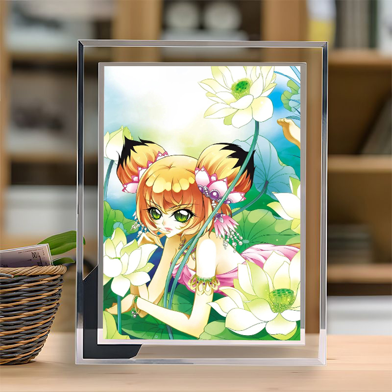 美型妖精大混战周边学生版玻璃相框摆件定制照片生日礼物送男朋友