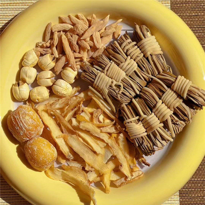 儿童煲汤料灯芯草麦冬玉竹汤