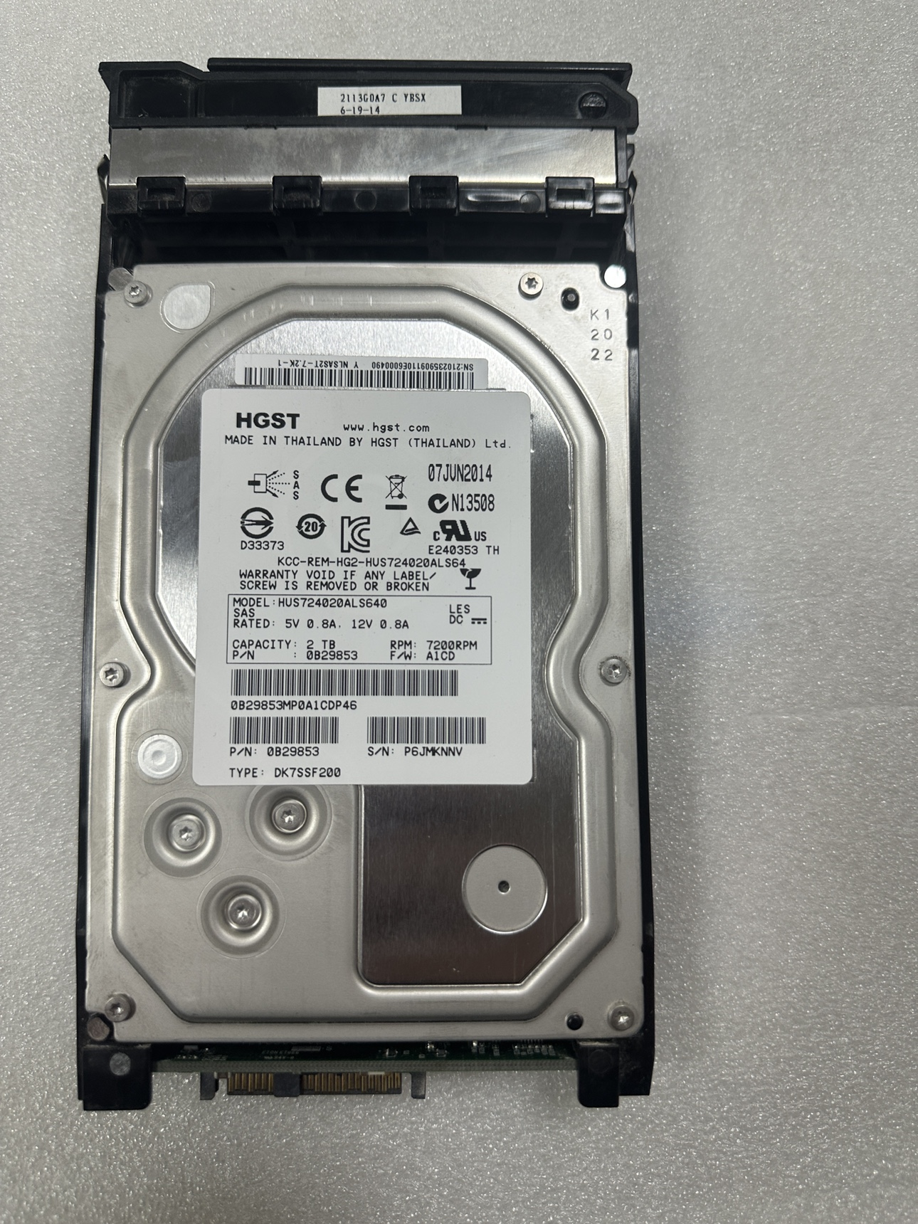 适用于华为s2600T S5500t02359091  2TSAS存储硬盘  提供测试报告