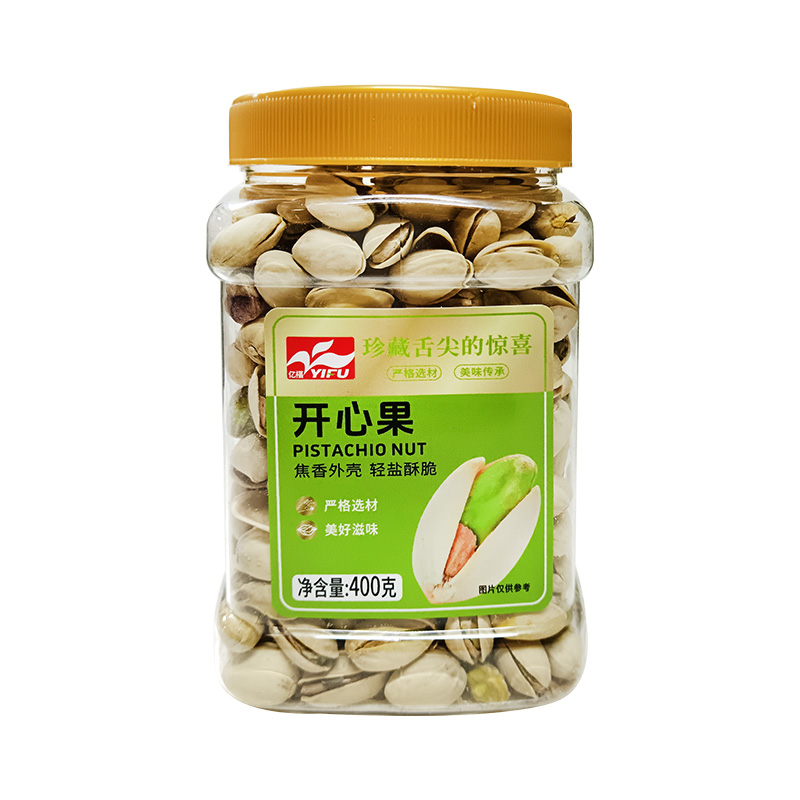 坚果原味开心果罐装坚果炒货干果零食办公室零食家庭聚会零食
